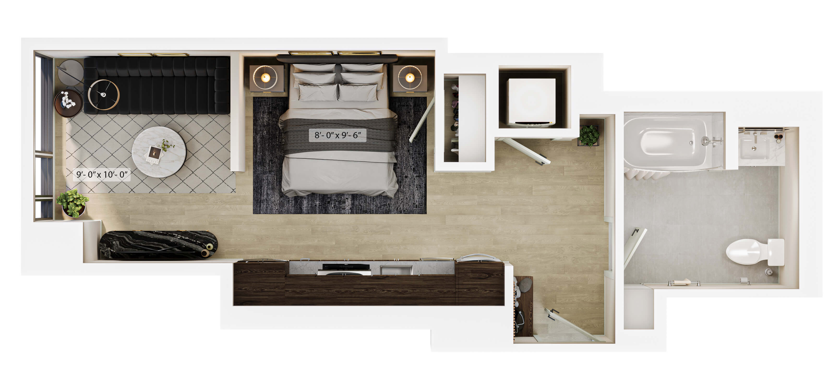 Studio-S5 ADA floor plan