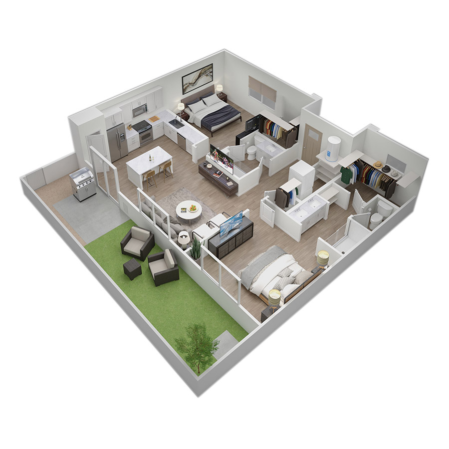 Elevate floor plan