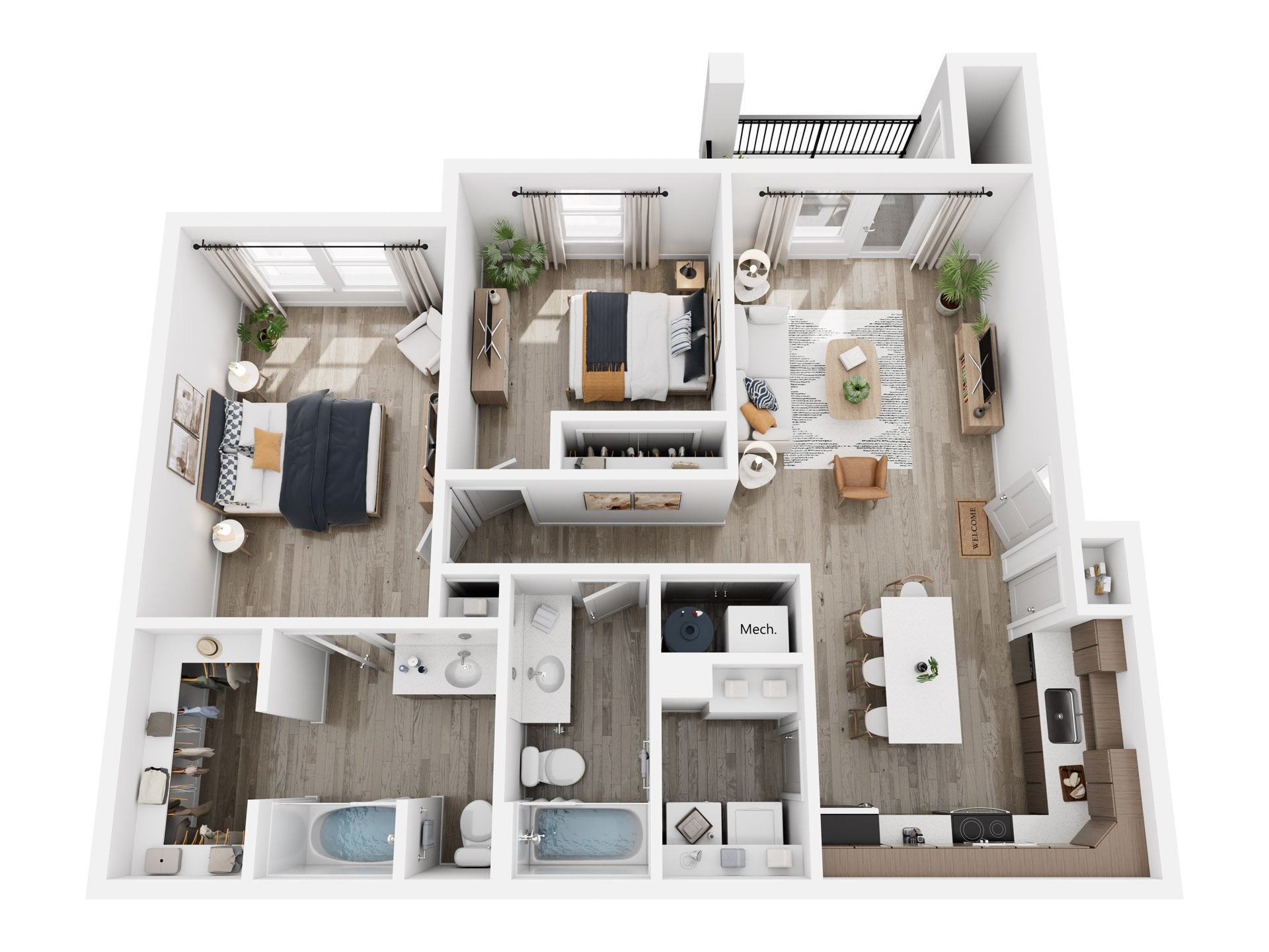 Everet floor plan