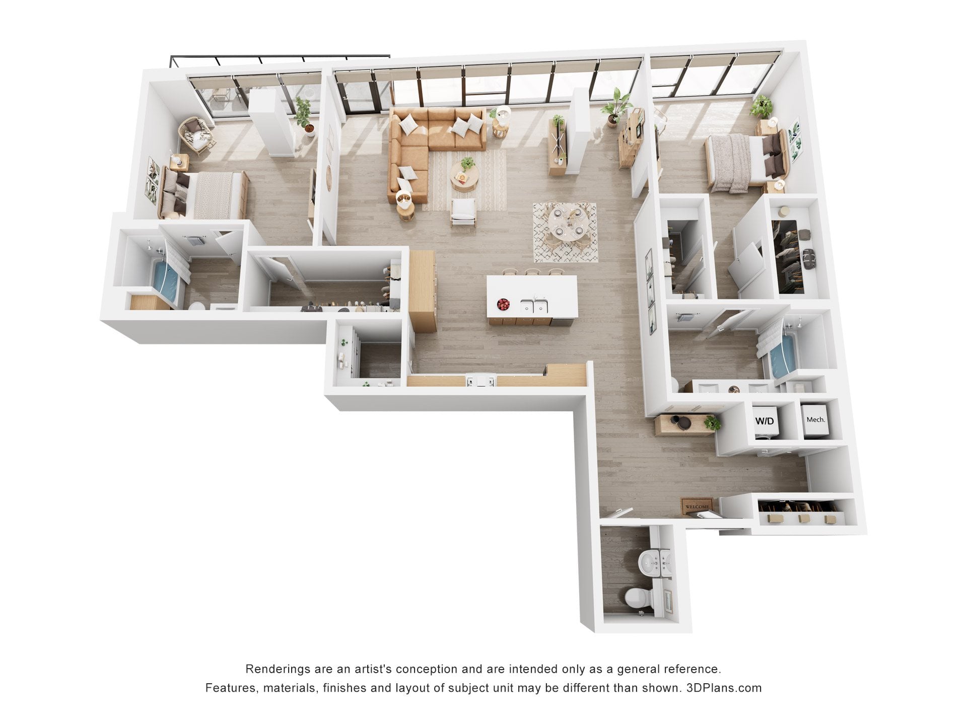 Alina C7PH floor plan