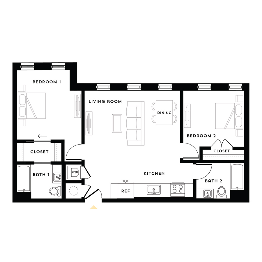 B2 815 Collection floor plan