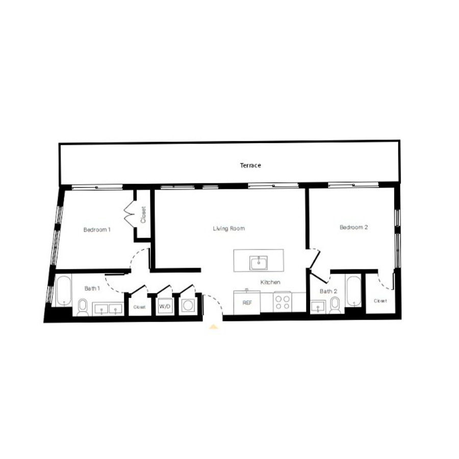 Penthouse B3 815 Collection floor plan