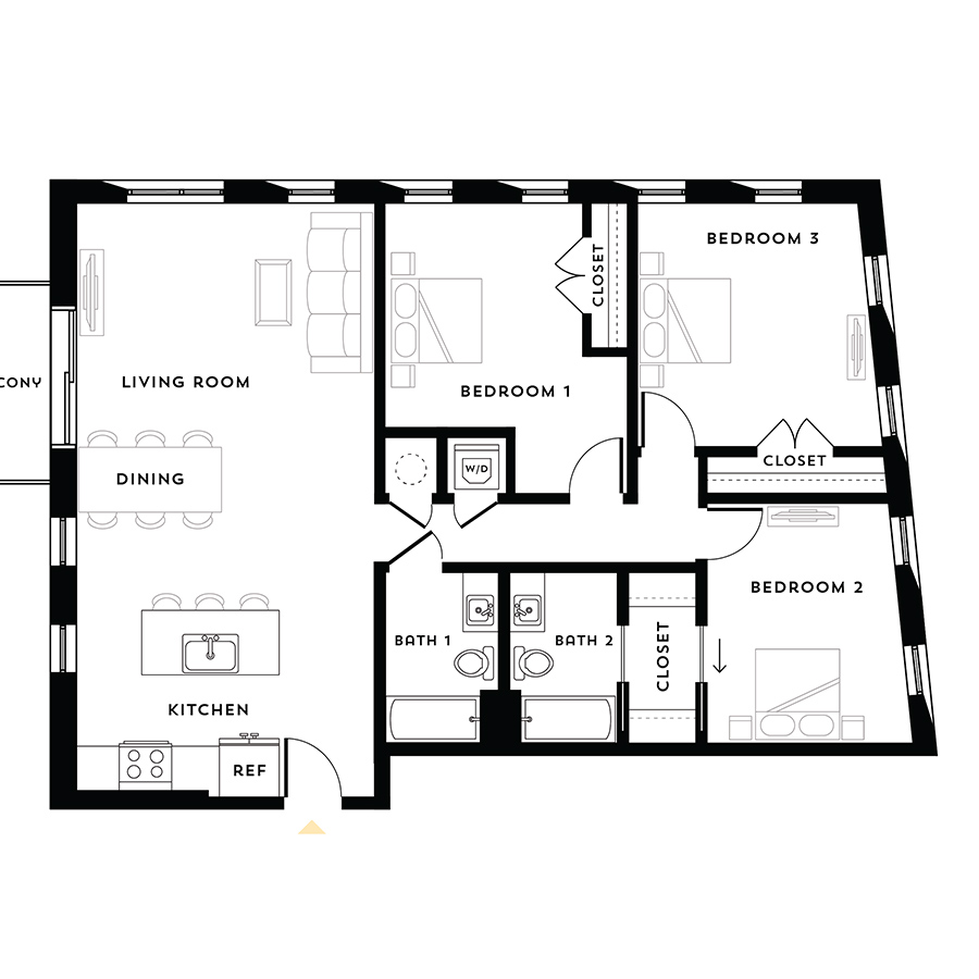 C1 815 Collection floor plan