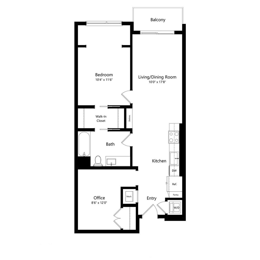 A5 311 Collection floor plan