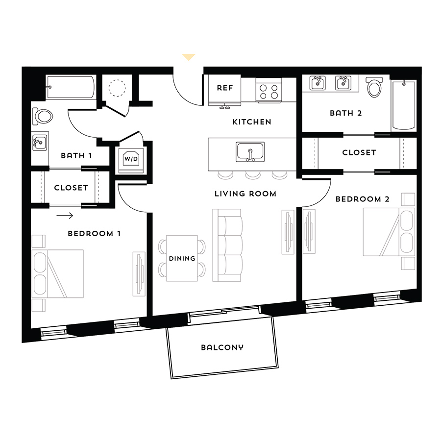 B1 815 Collection floor plan