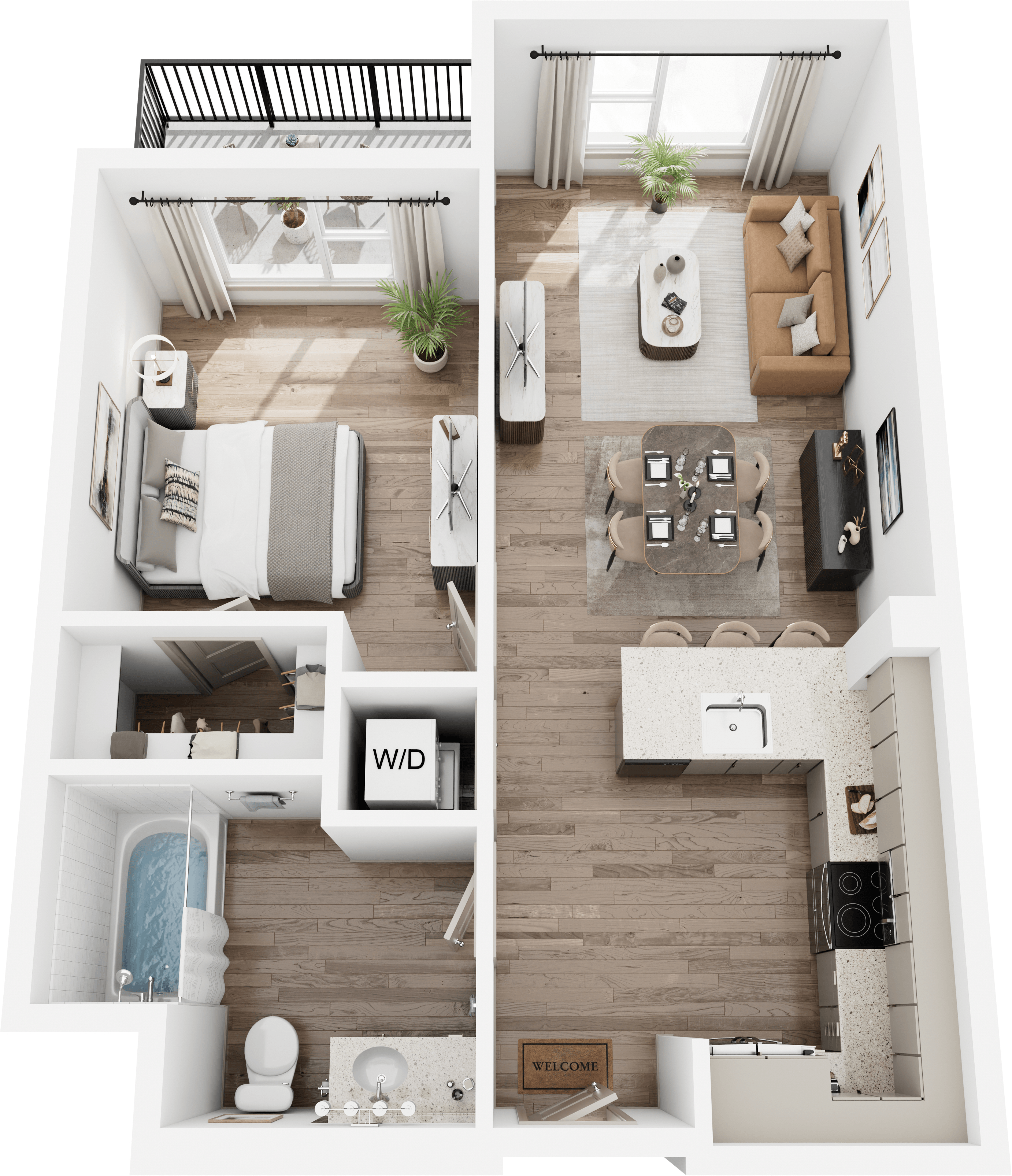 A2 floor plan