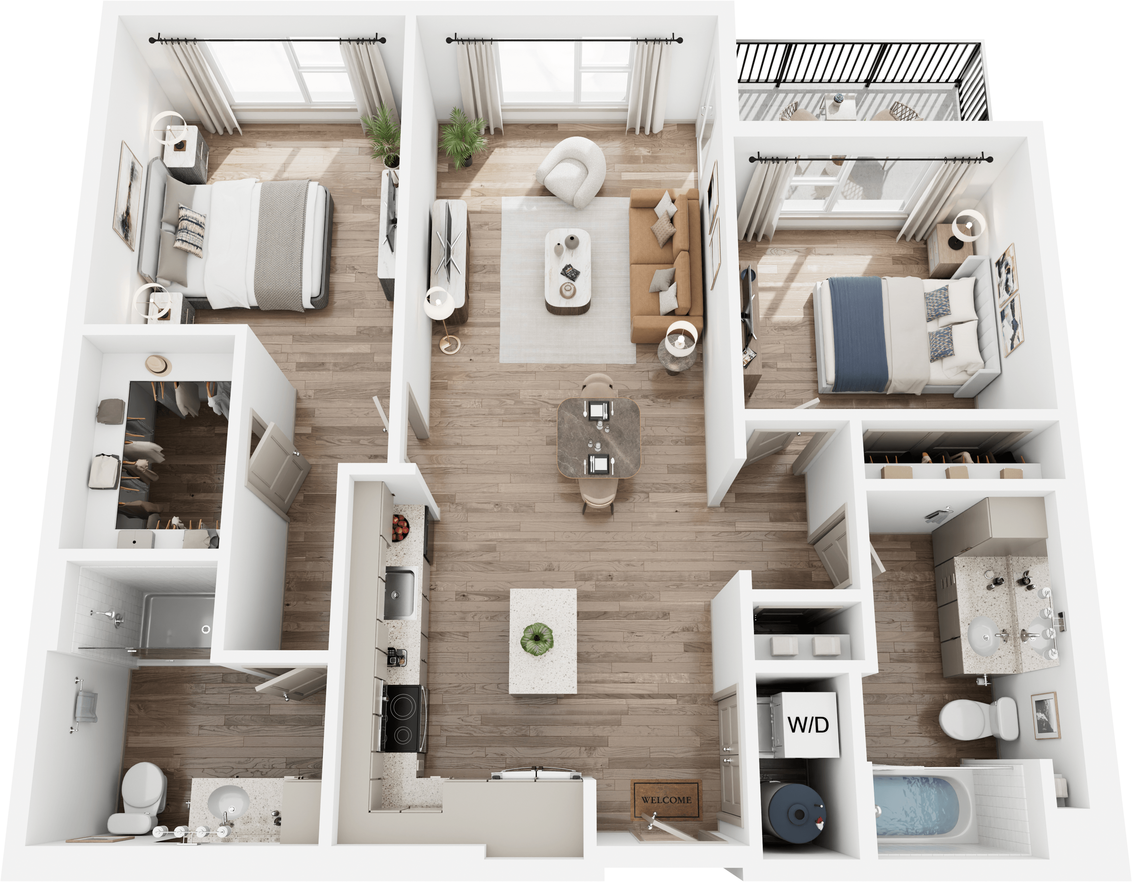 B2 floor plan