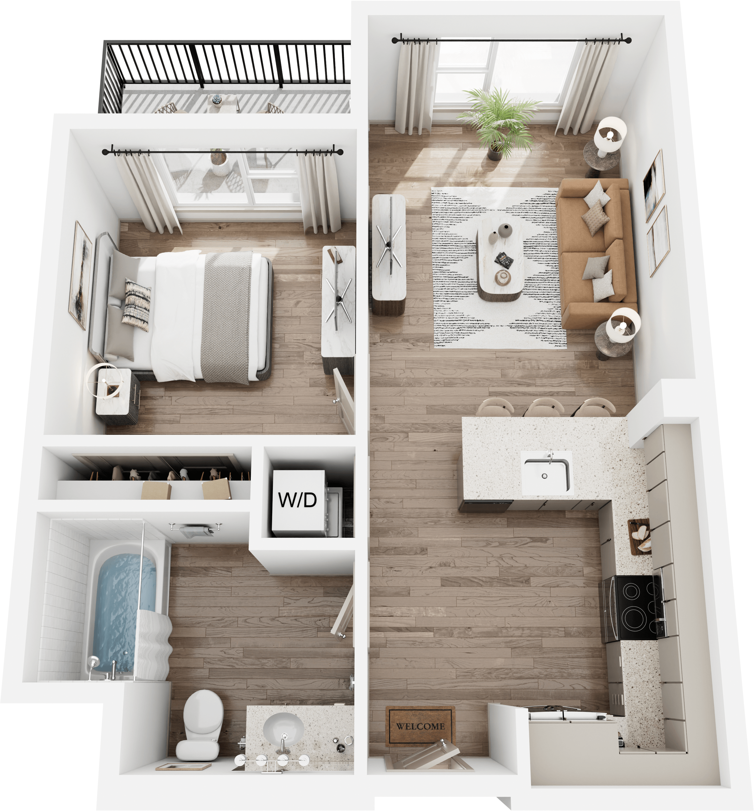A1 floor plan