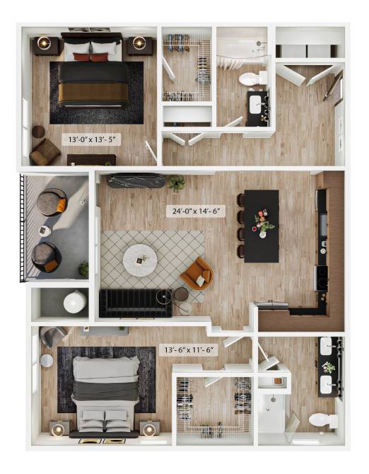 Wagon floor plan