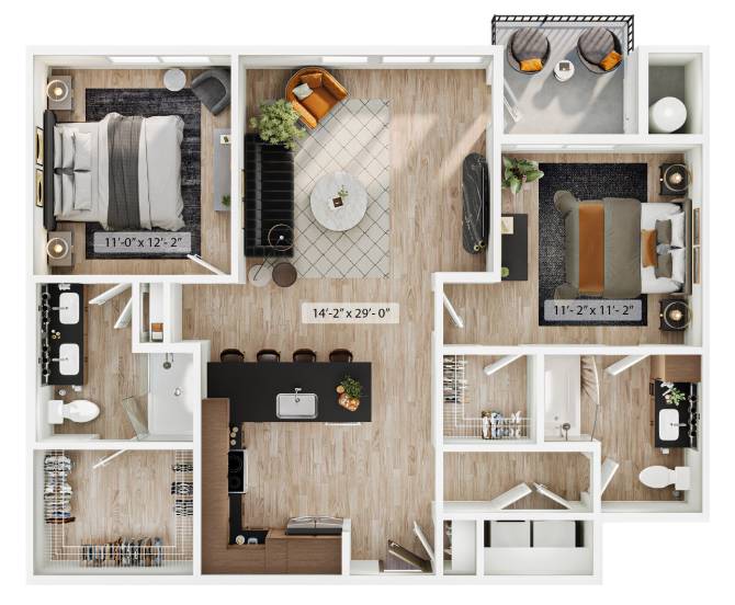 Trolley floor plan