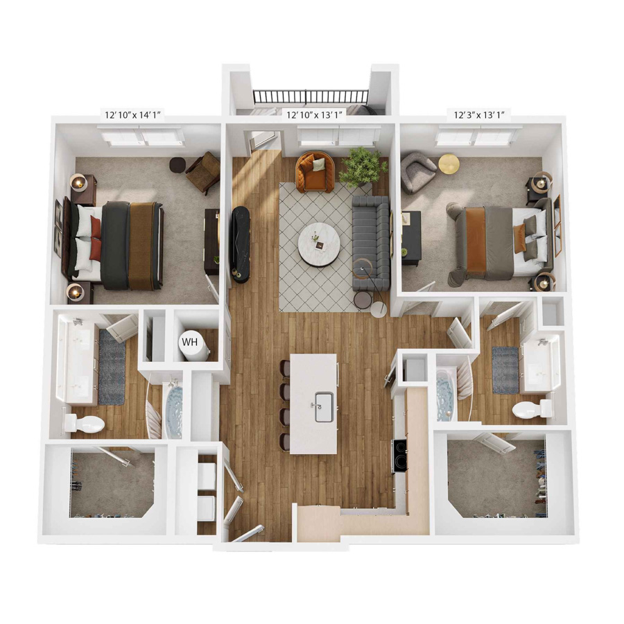 B2 floor plan
