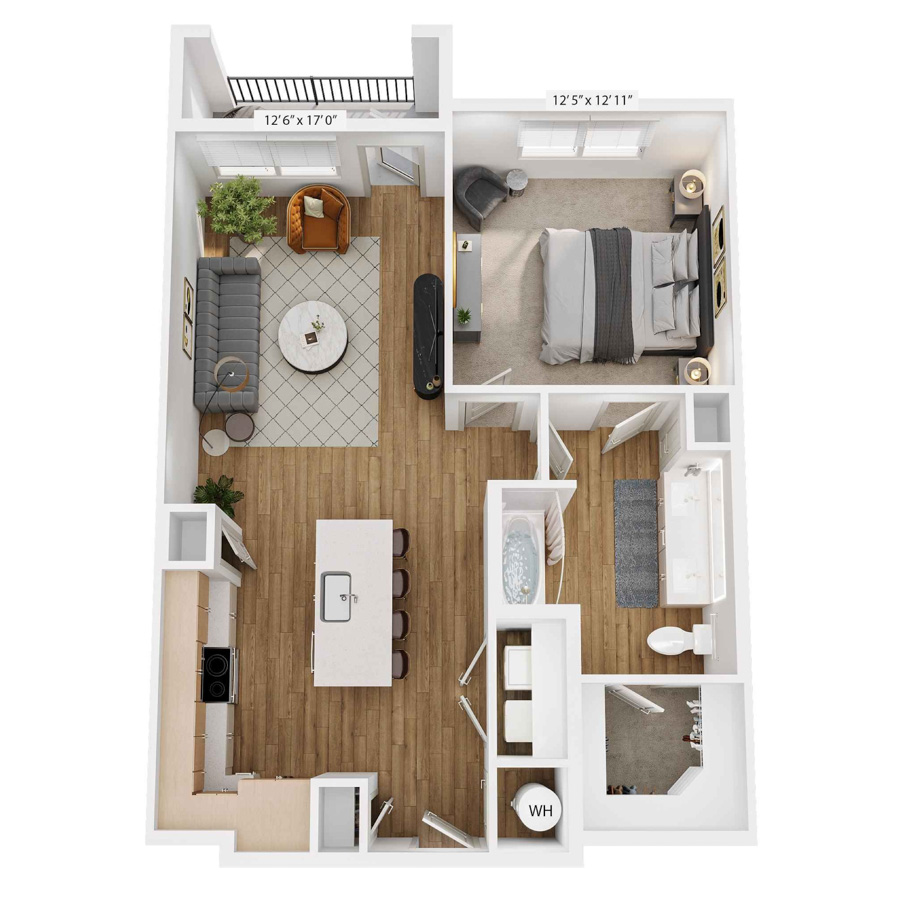 A2 floor plan