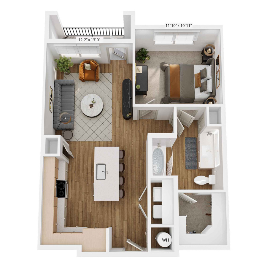 A1 floor plan