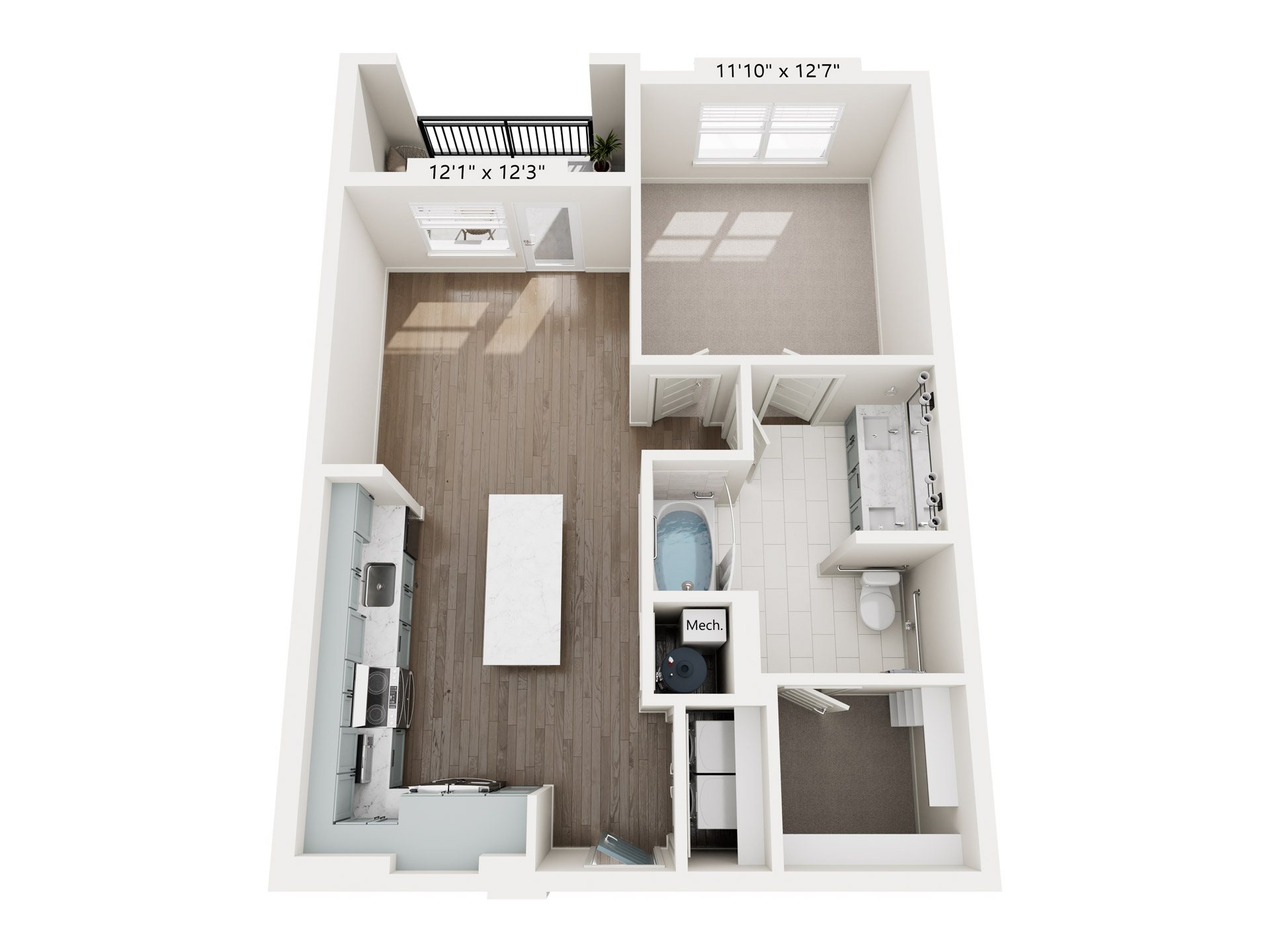 A2.0 ANSI floor plan