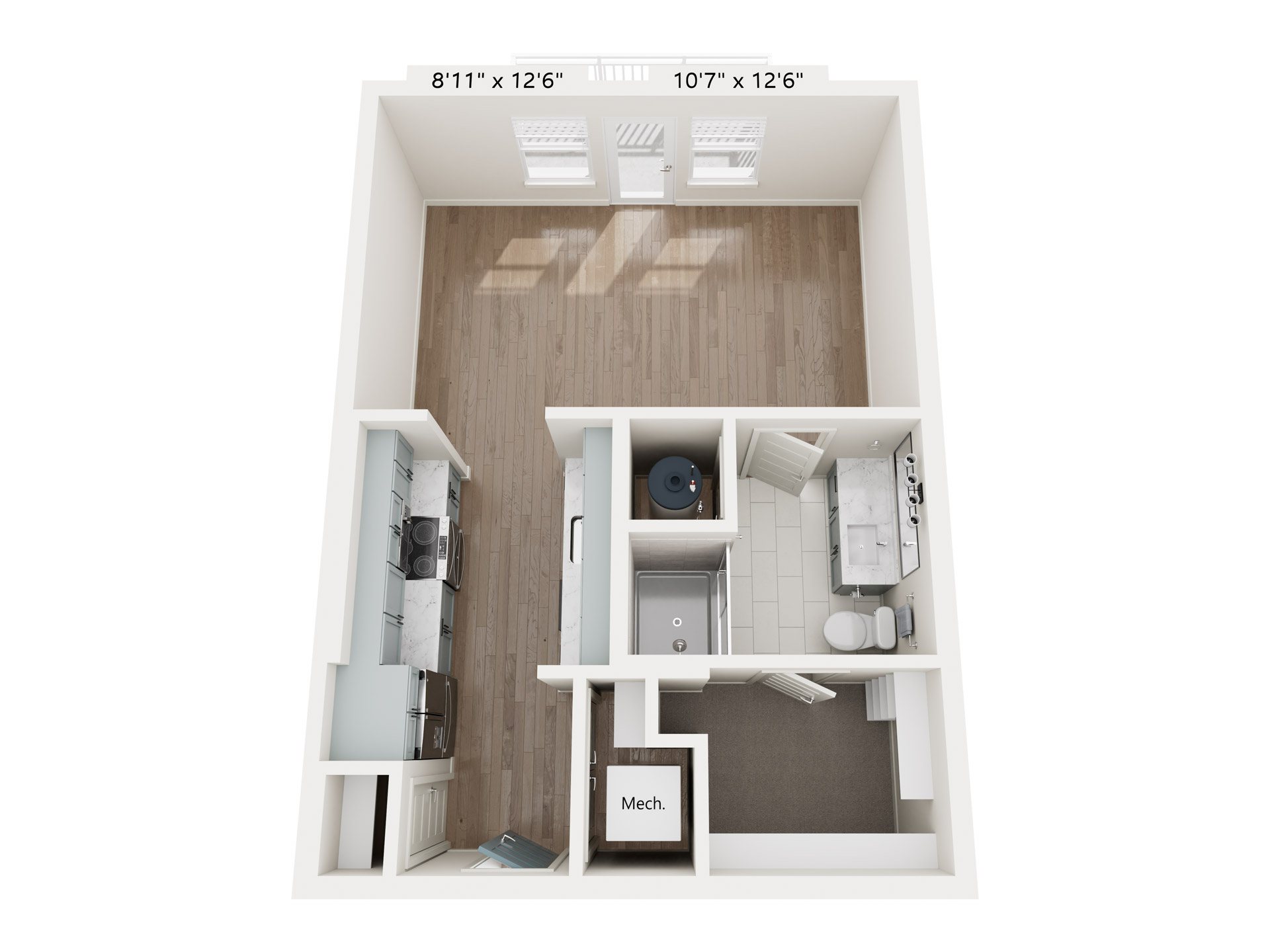 E1.0 floor plan
