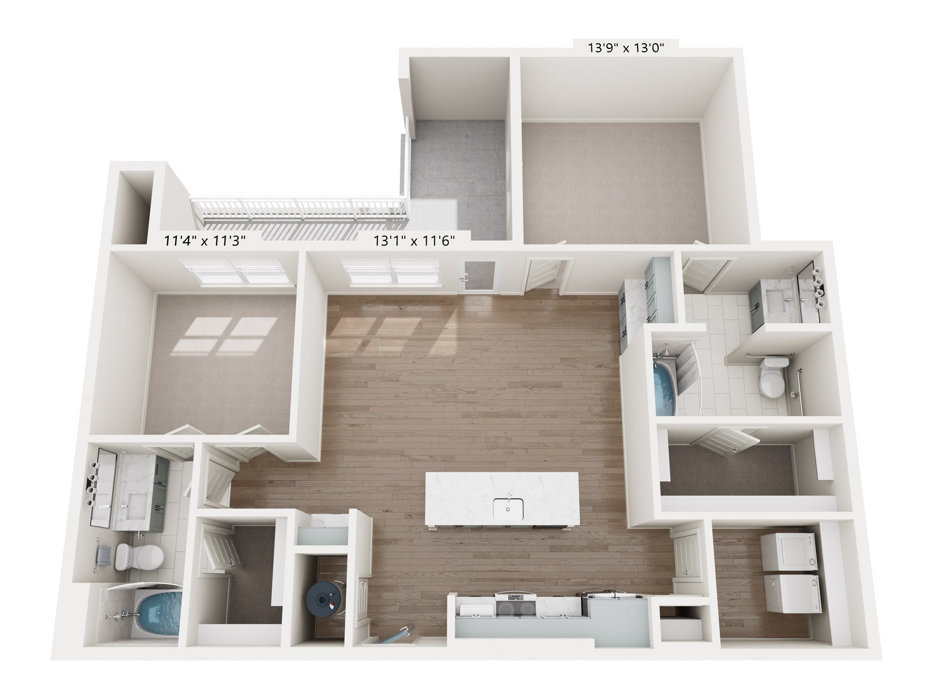B4.0 ANSI floor plan