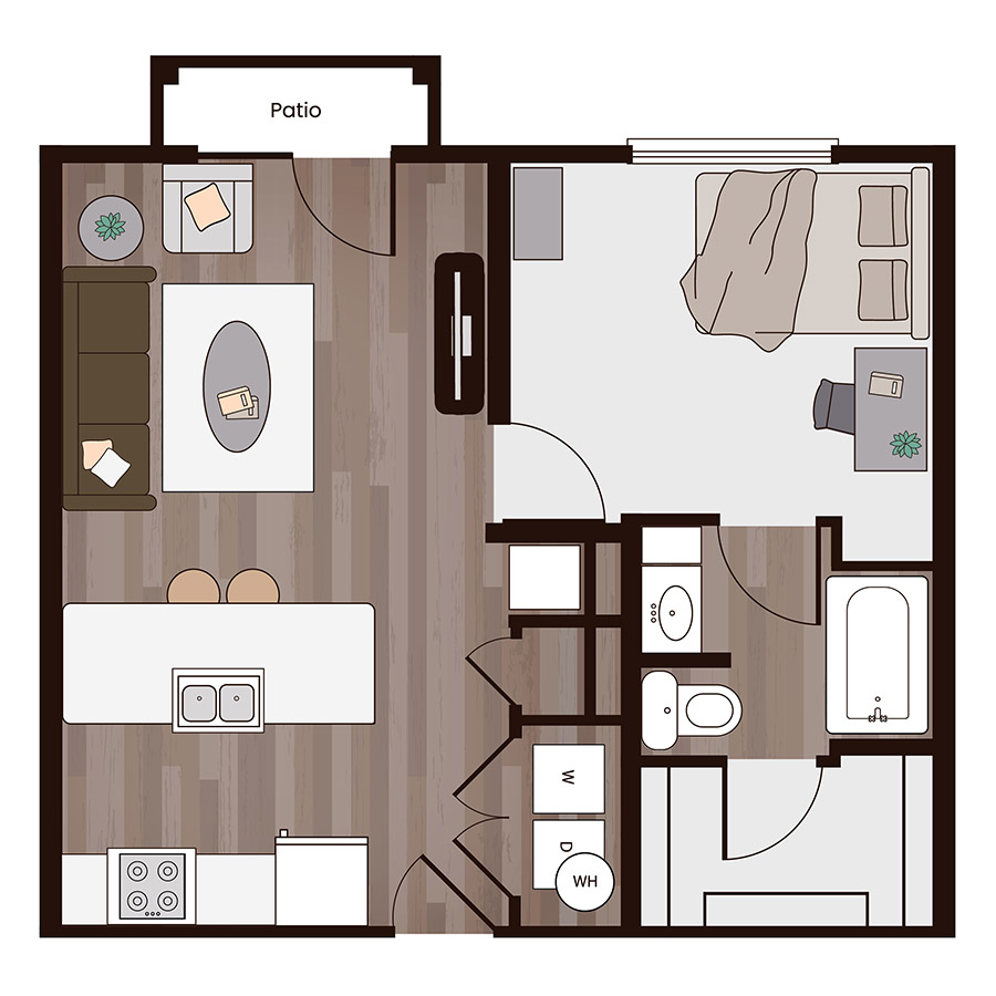 A2 floor plan