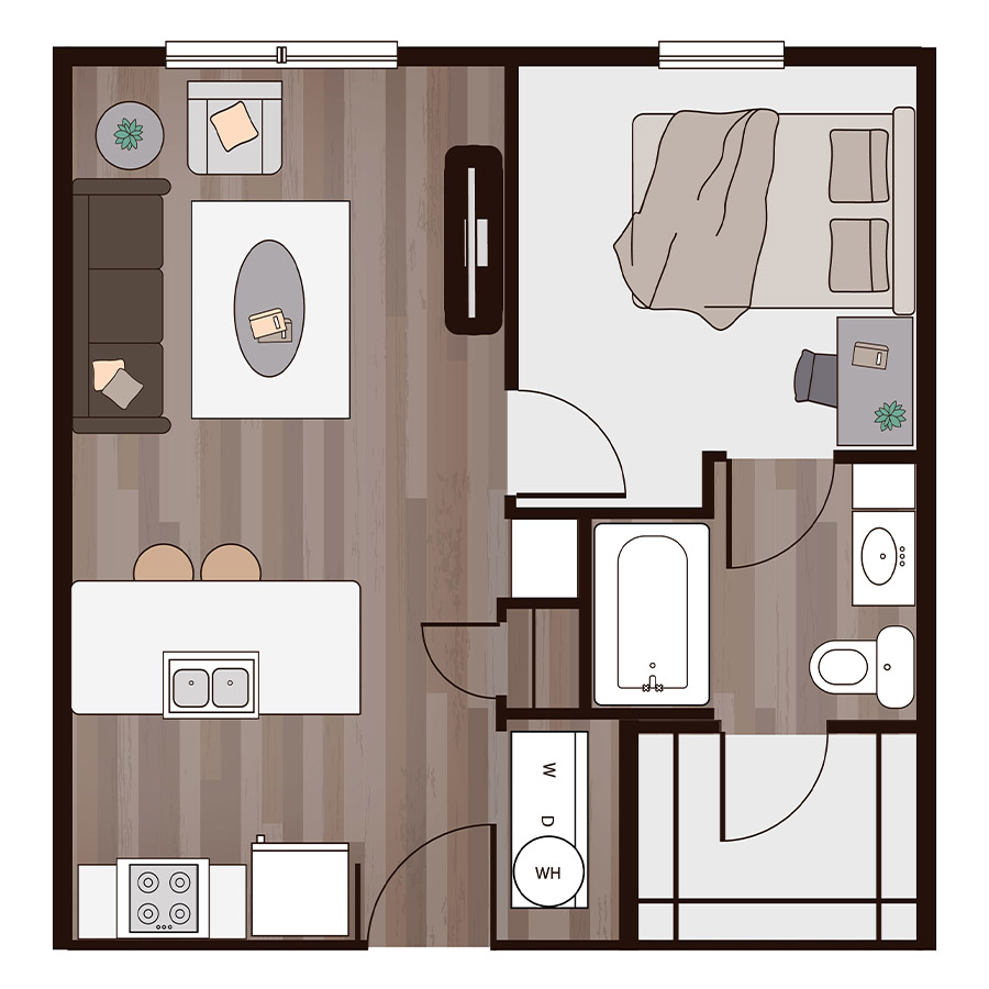 A1 floor plan