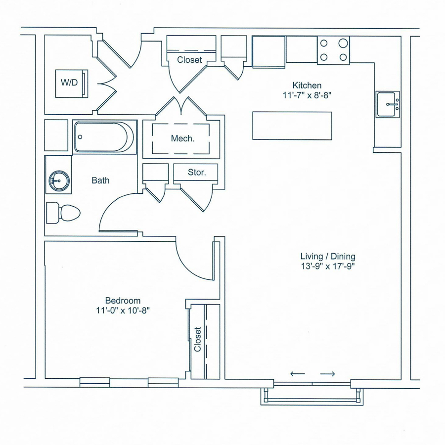 A1 floor plan