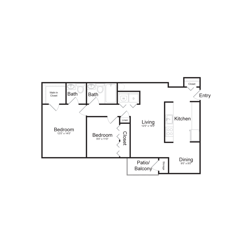 B1B floor plan