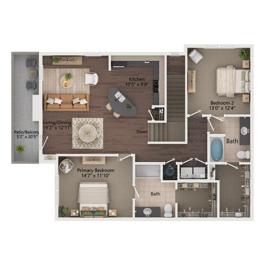 C2B floor plan