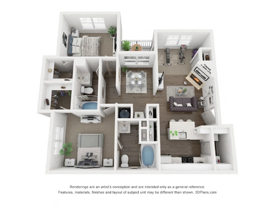 B2a floor plan