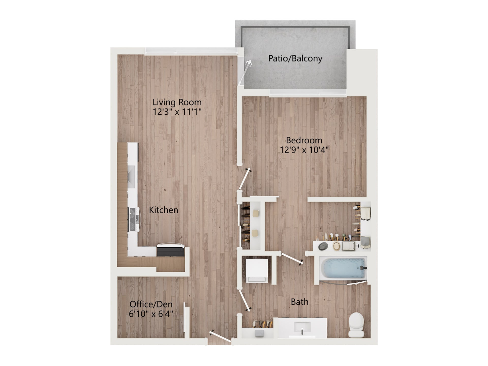 A6-D floor plan