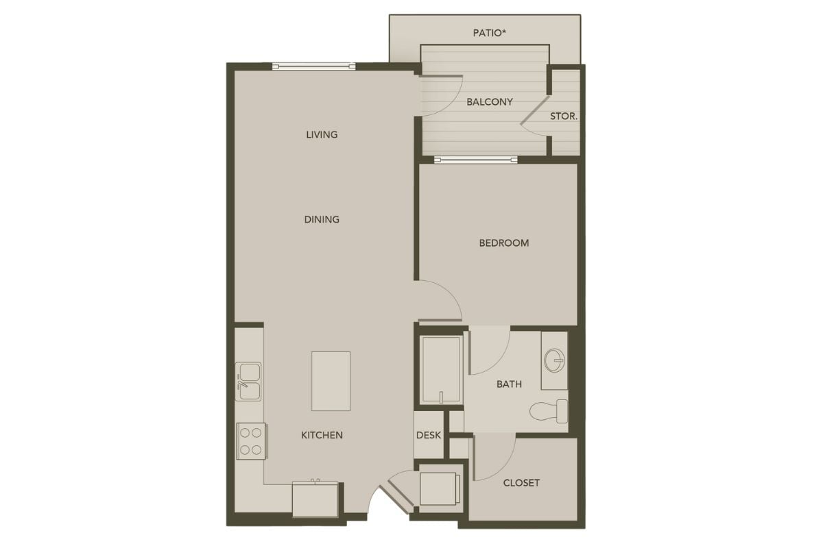 A2 floor plan