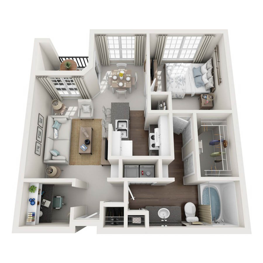 A2 floor plan