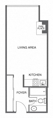 Studio floor plan