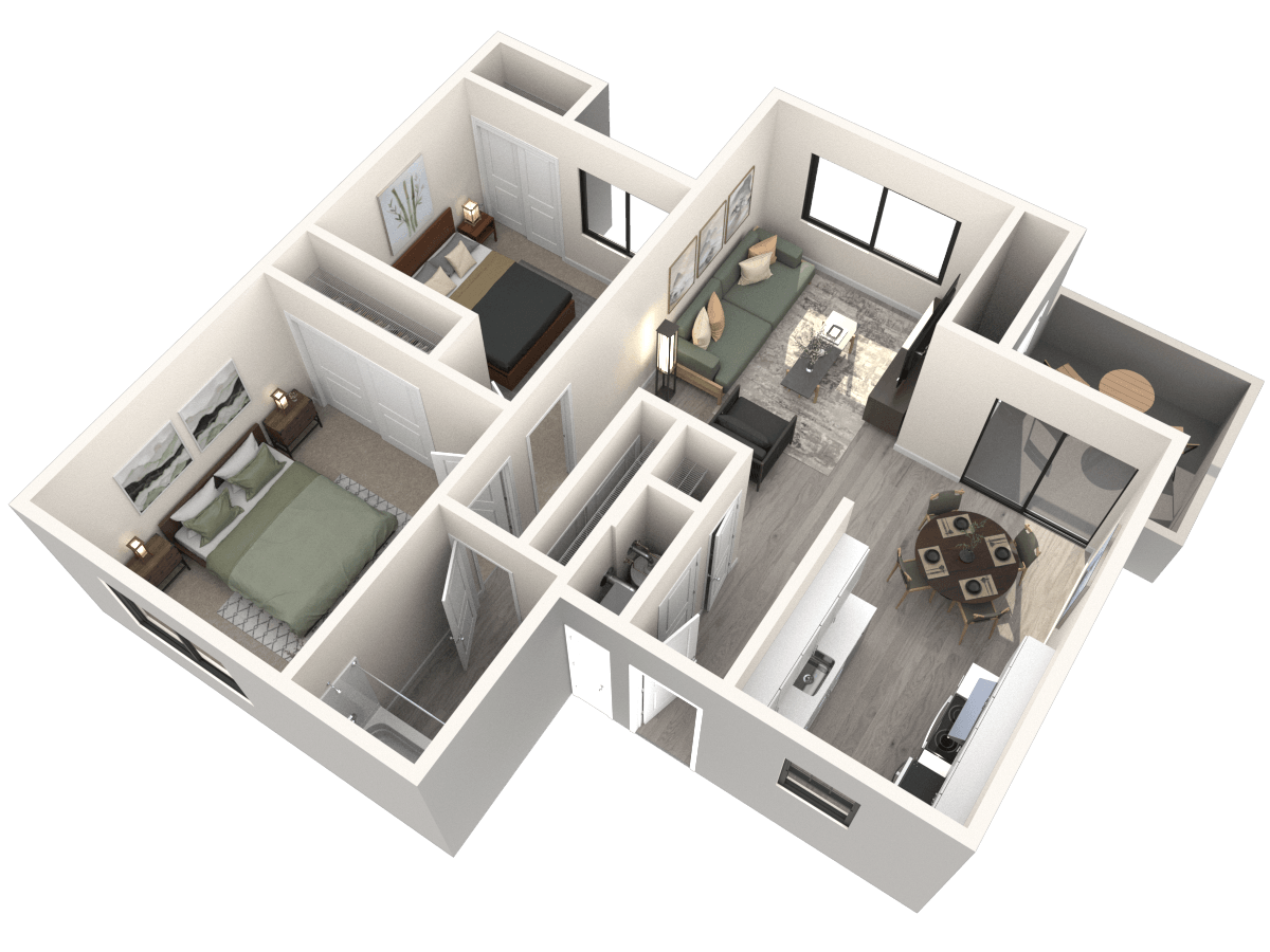 Plan D floor plan