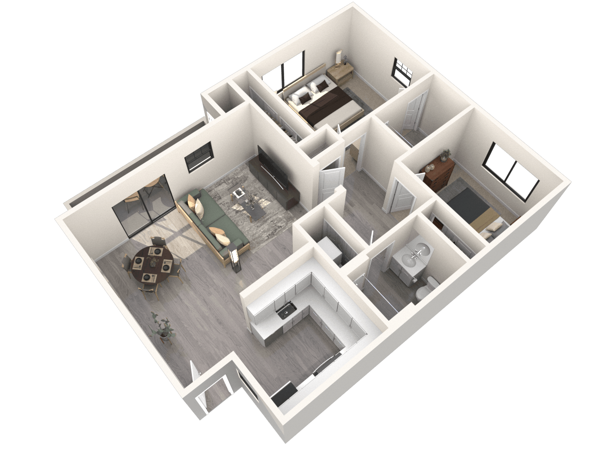 Plan F floor plan
