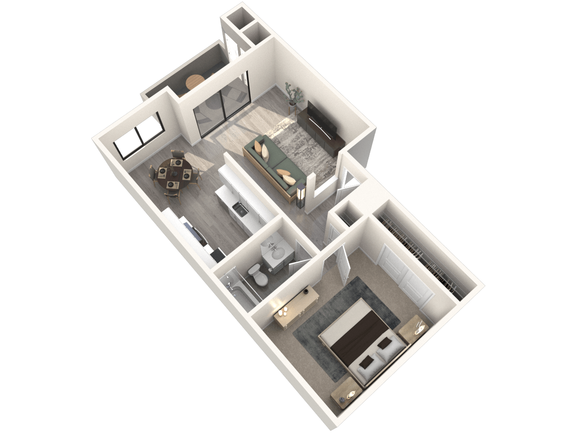 Plan A floor plan