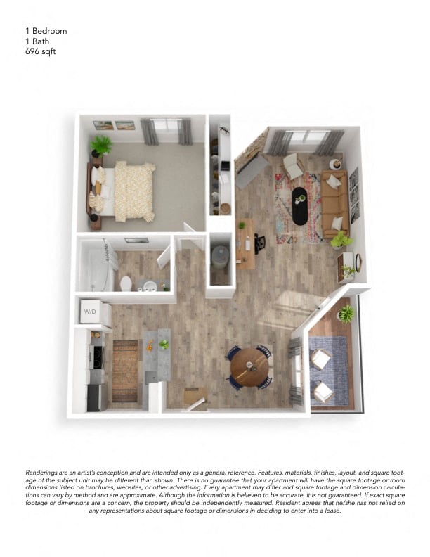 A3 1x1 floor plan