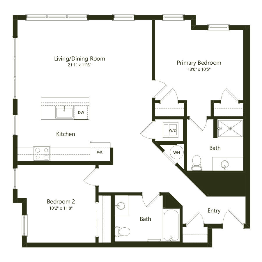 B09 - 2x2 floor plan