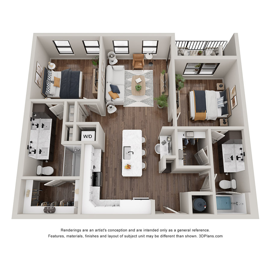 The Merrimon floor plan