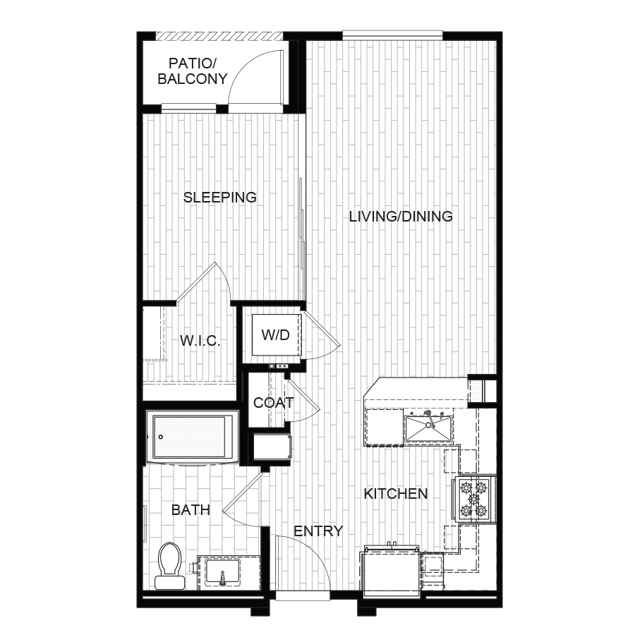 The Aspire floor plan