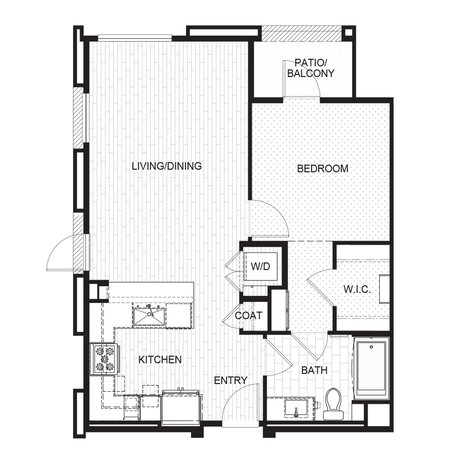 The Hustle floor plan