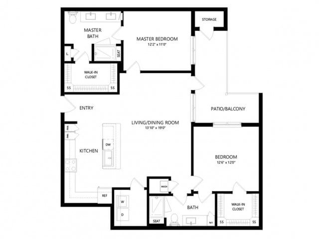 B3A floor plan