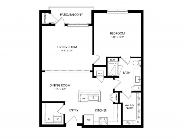 A2 floor plan