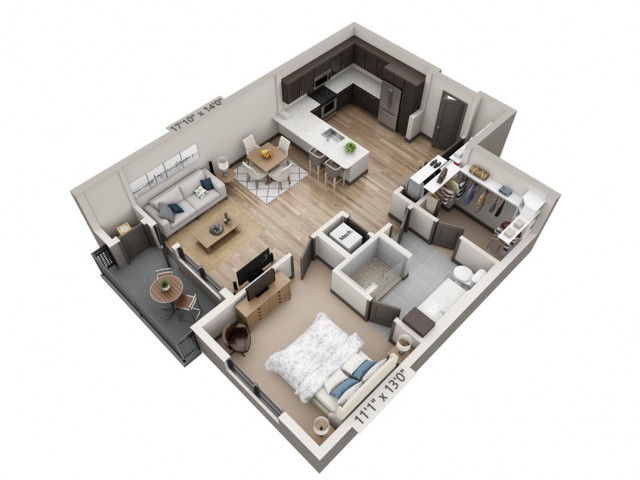 A6 floor plan