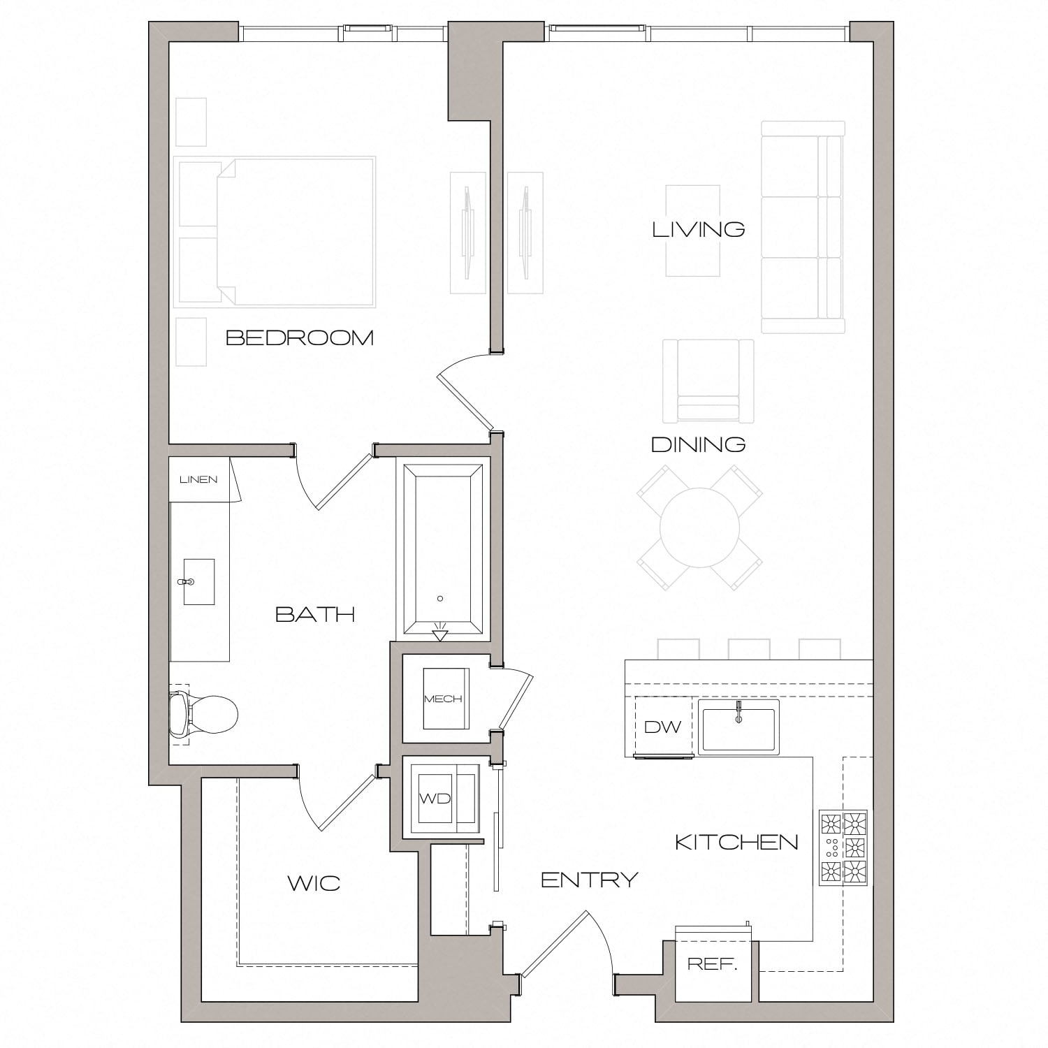 A2 floor plan