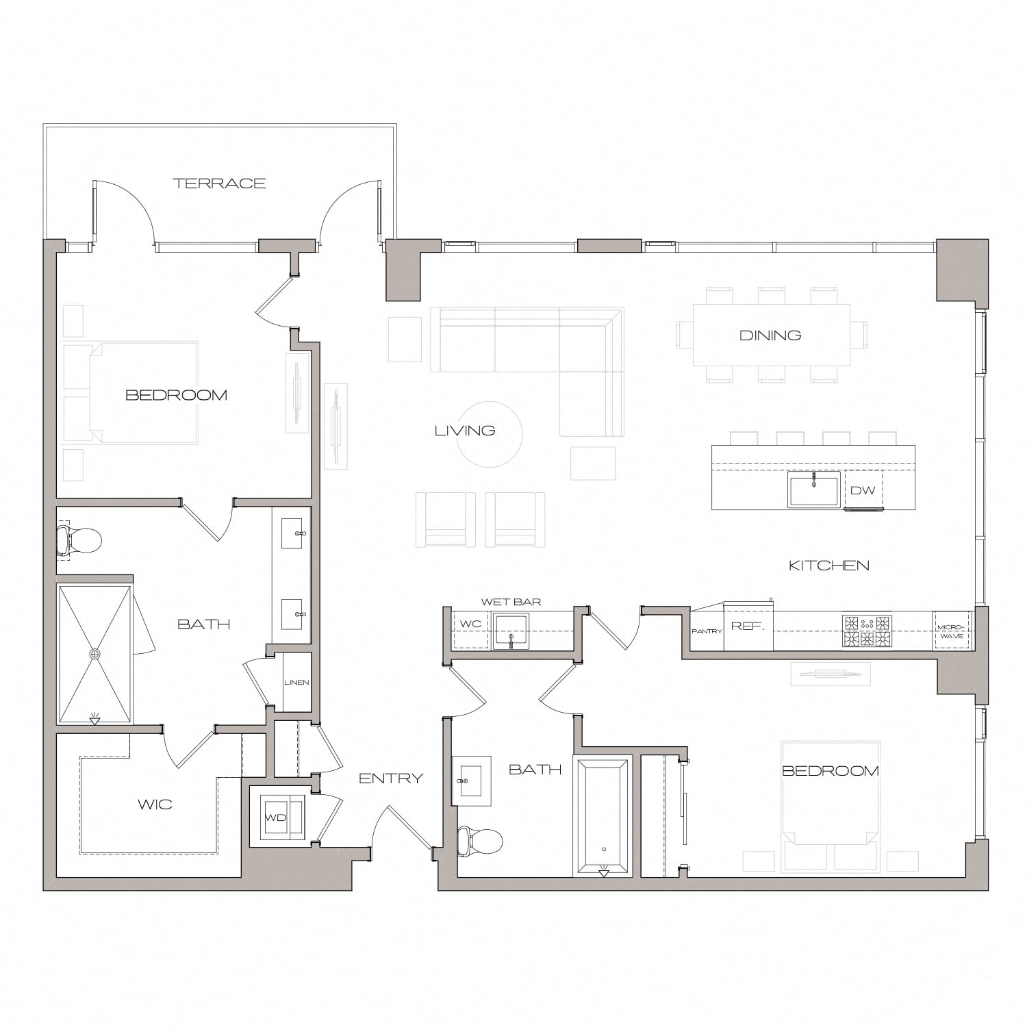 PH-2 floor plan