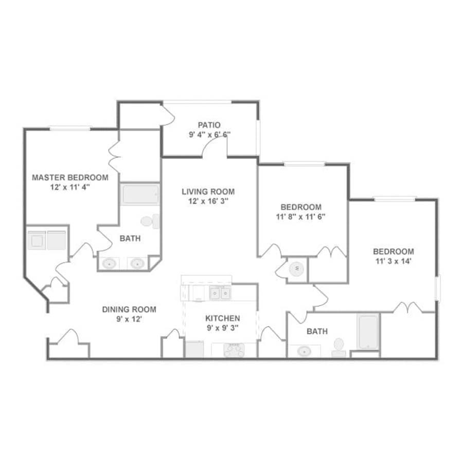 3 Bedroom Apartment – 32000 Gardner Dr #24038, Alpharetta, GA
