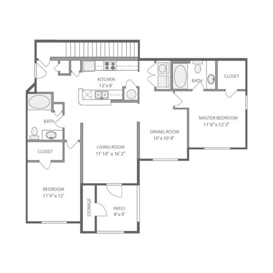 2 Bedroom Apartment – 32000 Gardner Dr #26038, Alpharetta, GA