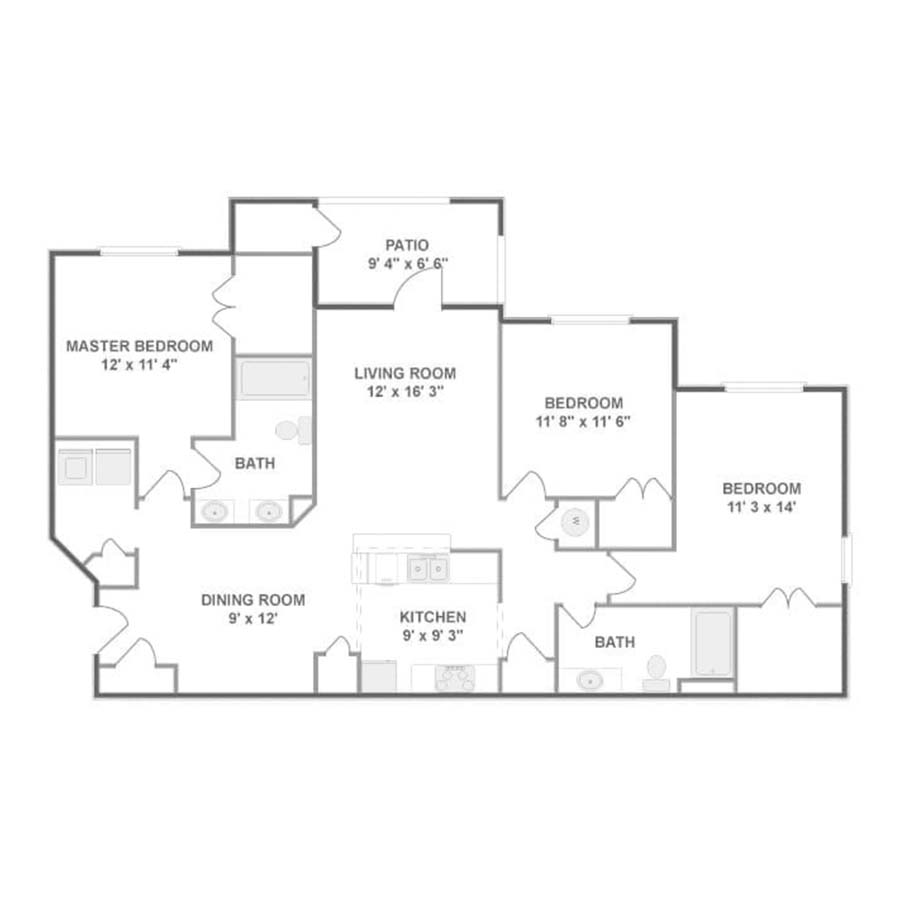 3 Bedroom Apartment – 32000 Gardner Dr #47032, Alpharetta, GA