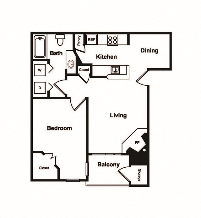A1 floor plan