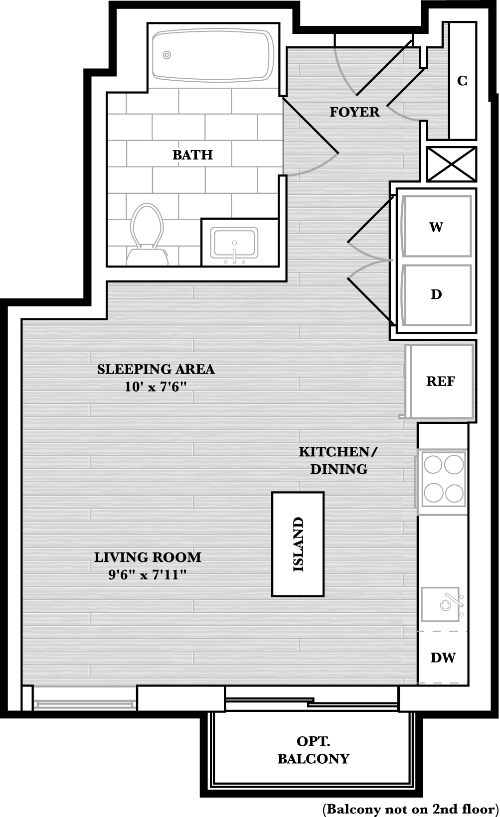 Studio floor plan
