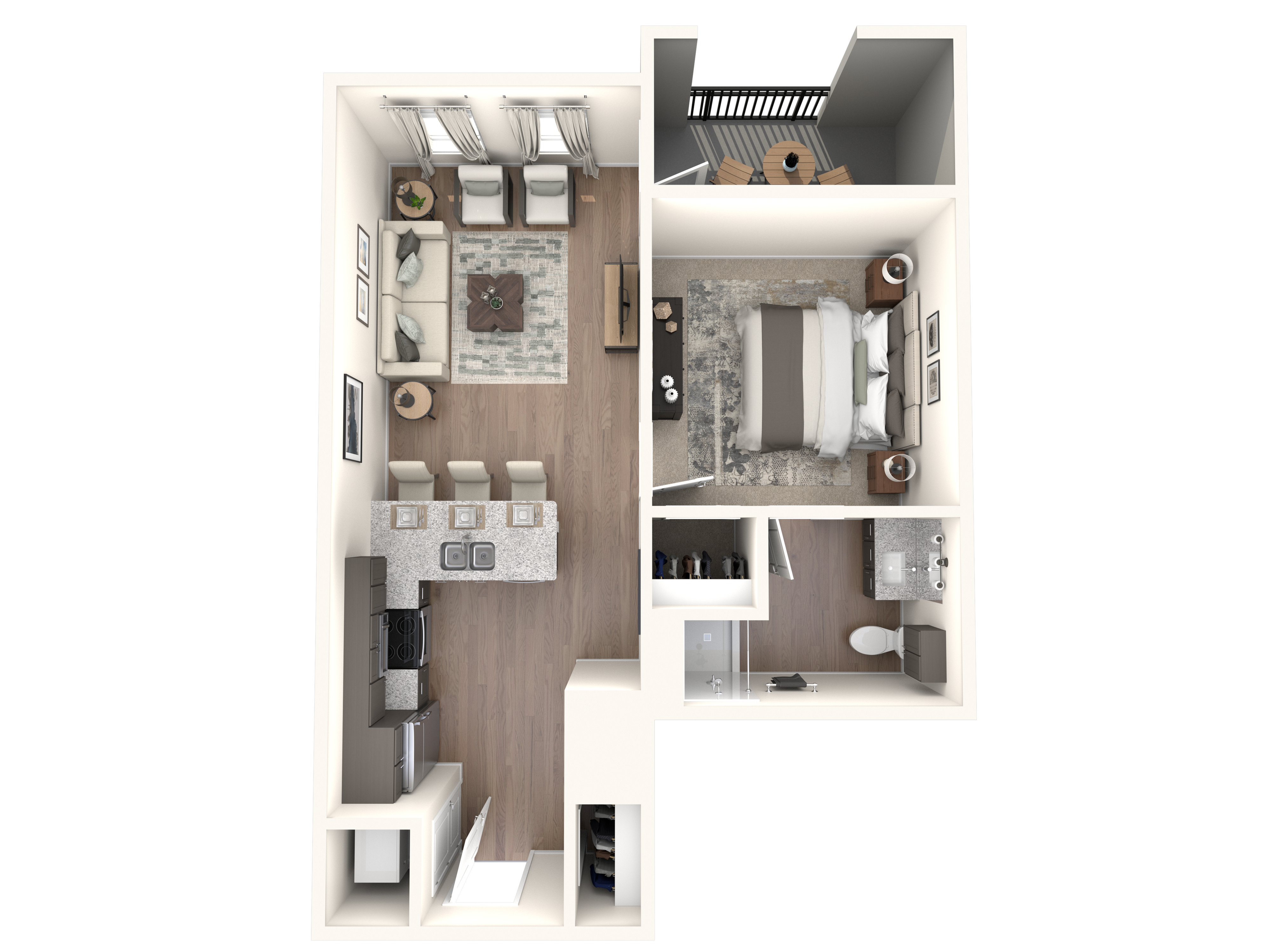 E1 floor plan