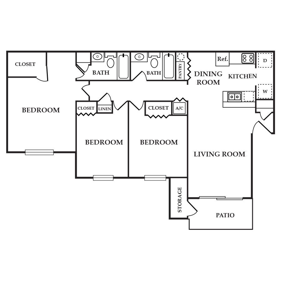 C1 - The Gulf floor plan